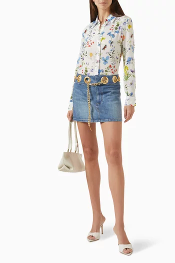 Willa Shirt in Silk-crepe
