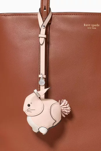 Charmed Pippa Rabbit Charm in Leather