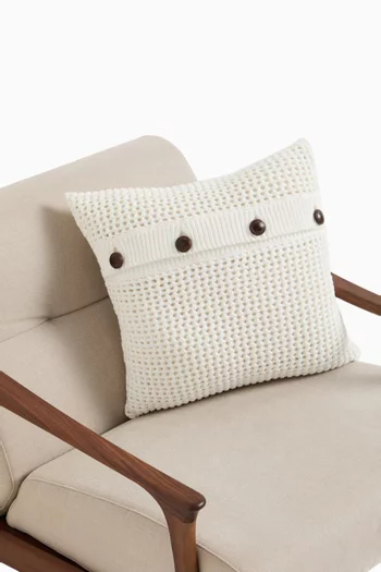 Net Knit Cushion, 40 x 40cm
