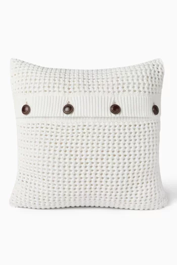 Net Knit Cushion, 40 x 40cm