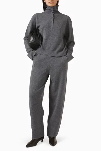 Tetris Sweatpants in Merino Wool Blend