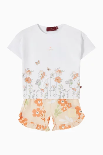 Floral Print Shorts