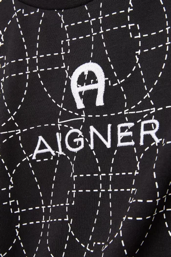 Logo-print T-shirt in Cotton