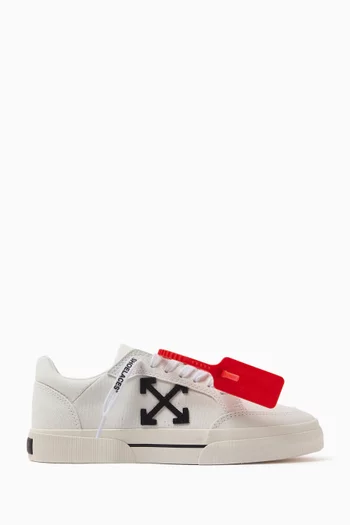 Vulcanized Low-top Sneakers in Canvas