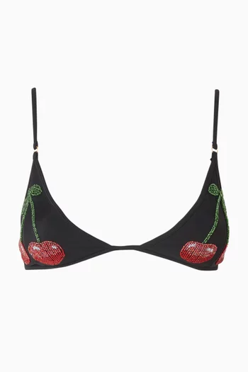 Cerise Bikini Top