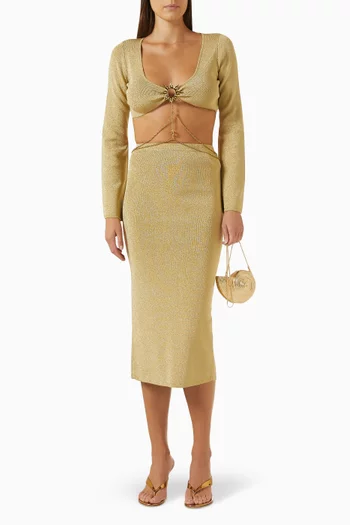 Sun Cropped Top in Knit