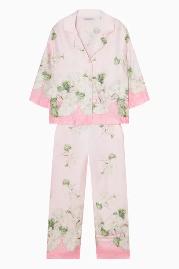 Floral Print Trousers