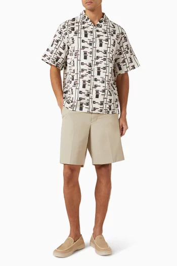 Bermuda Shorts in Cotton