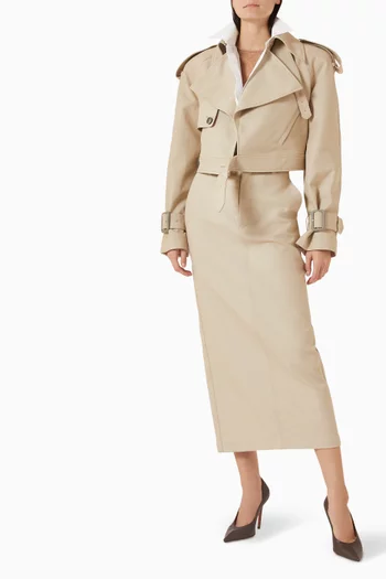 Drill Perfecto Trench in Cotton