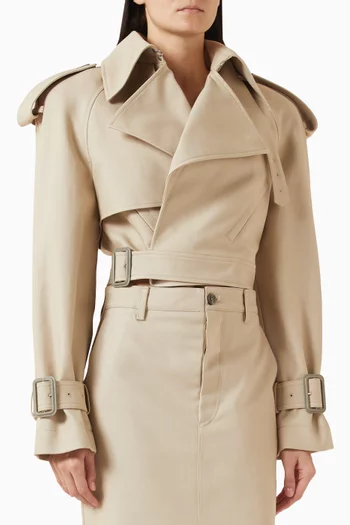 Drill Perfecto Trench in Cotton