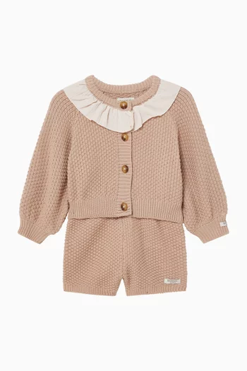 Veertje Cardigan in Cotton-knit