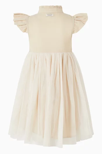 Fleurance Dress in Cotton & Tulle