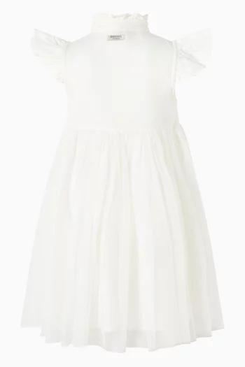 Fleurance Dress in Cotton & Tulle