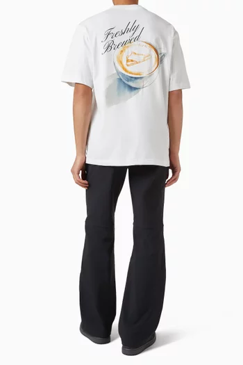 Graphic-print T-shirt in Cotton