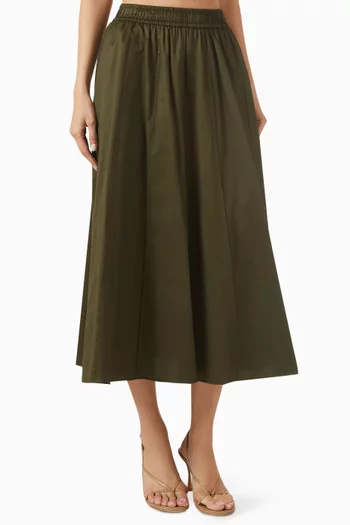 Manar Midi Skirt in Cotton