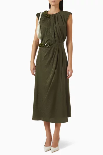 Tanger Chain Skirt in Silk Jacquard