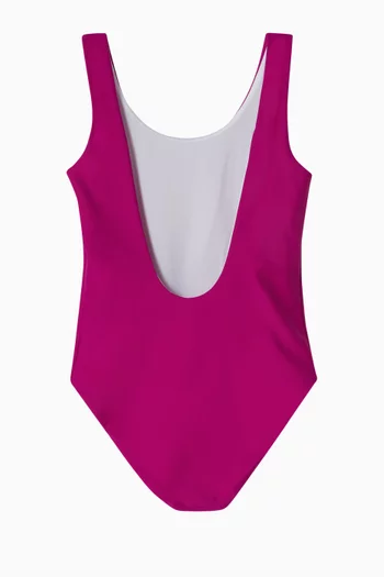 Logo One-Piece Swimsuit