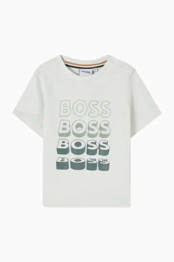 Logo T-shirt in Cotton-jersey