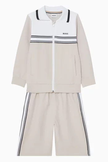 Striped Collared Jacket