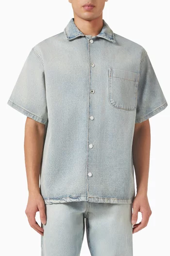 Boxy-fit Shirt in Denim