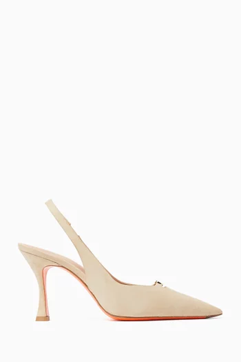 Sabine Slingback Pumps in Suede