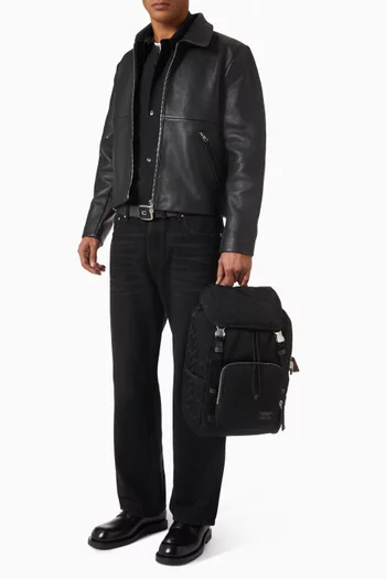 Logan Backpack in Signature Nylon
