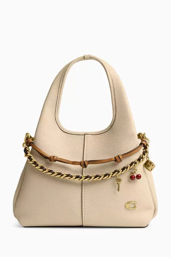 Swag Bag Charm in Leather