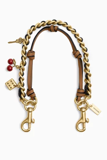 Swag Bag Charm in Leather