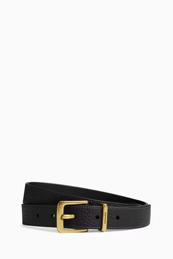 Harness Hasp Buckle Belt in Leather