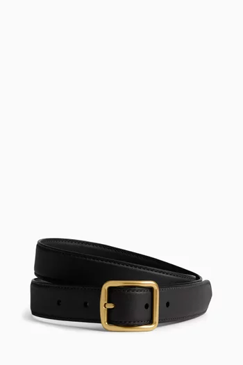 Classic Buckle Belt in Leather
