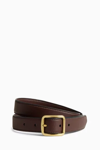Classic Buckle Belt in Leather