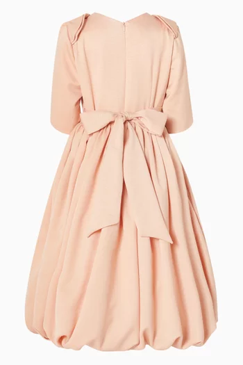 Bubble-hem Maxi Dress