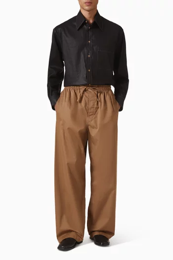 Pyjama Pants in Cotton Twill