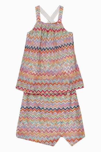 Zigzag Top in Viscose-blend