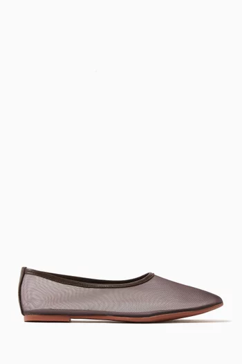 Barely There Carli Ballerina Flats in Mesh