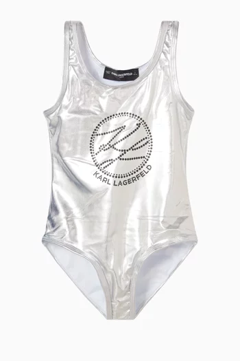 Logo-print One-piece Swimsuit
