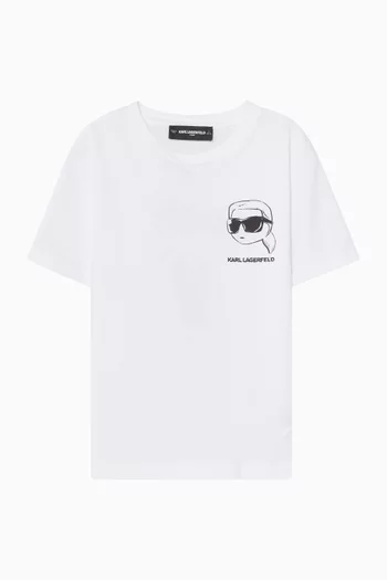 Logo-print T-shirt in Cotton
