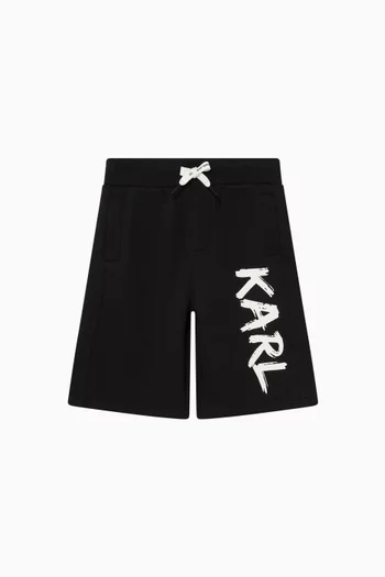 Logo Sweatshorts in Cotton-blend