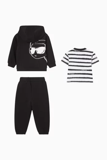 T-shirt, Hoodie & Sweatpants Set