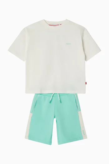 Graphic-print T-shirt in Cotton