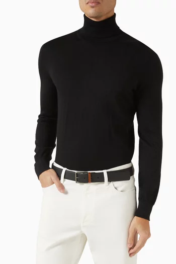 Reversible Belt in Leather