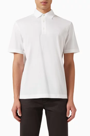 Polo Shirt in Cotton Piquet