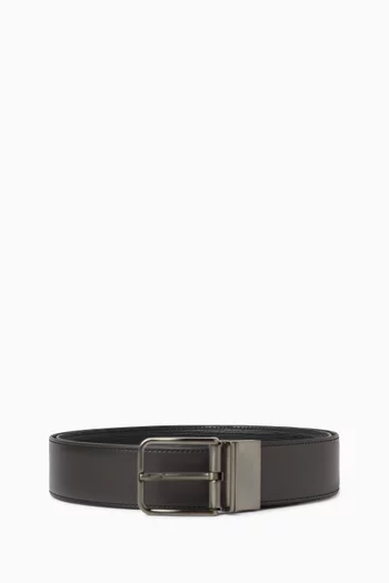 Reversible Belt in Leather