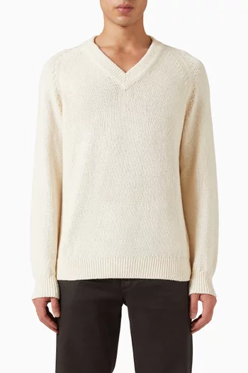 V-neck in Cotton