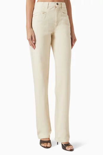 Straight-leg Jeans in Denim