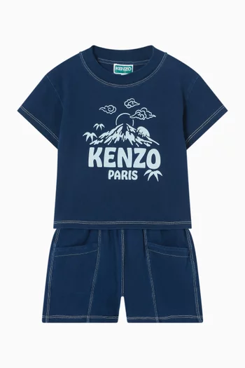 Logo T-shirt in Cotton Jersey