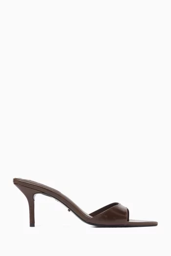 Hallie 70 Mules in Leather