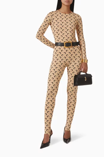 Moon-print Top in Jersey