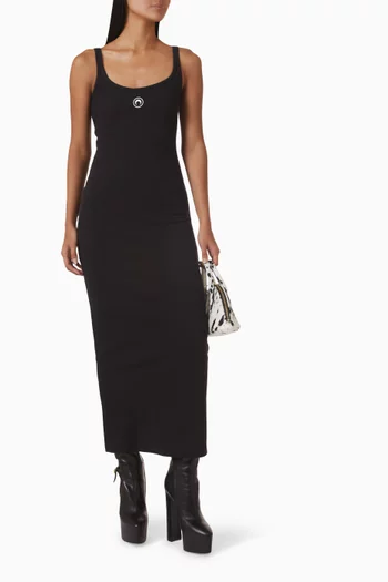 Moon Logo Dress in Jersey