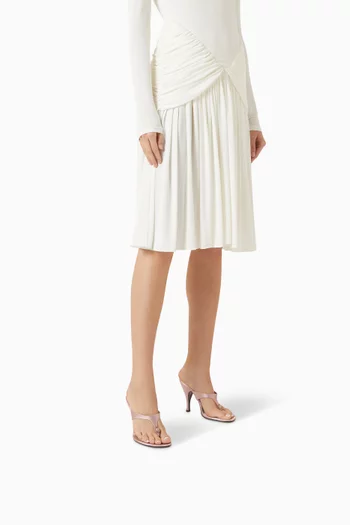 Kiss & Tell 100 Mules in Satin